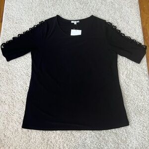 Women’s XL 89th+Maddison Black Women's Top NWT